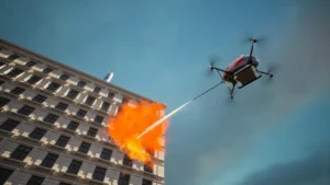 drones in firefighting