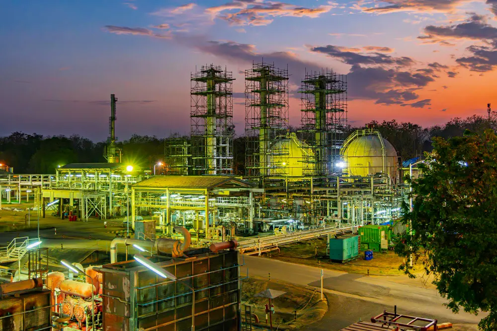Fire safety standards for petrochemical plants in India